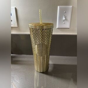 Starbucks 24oz tumbler holiday gold